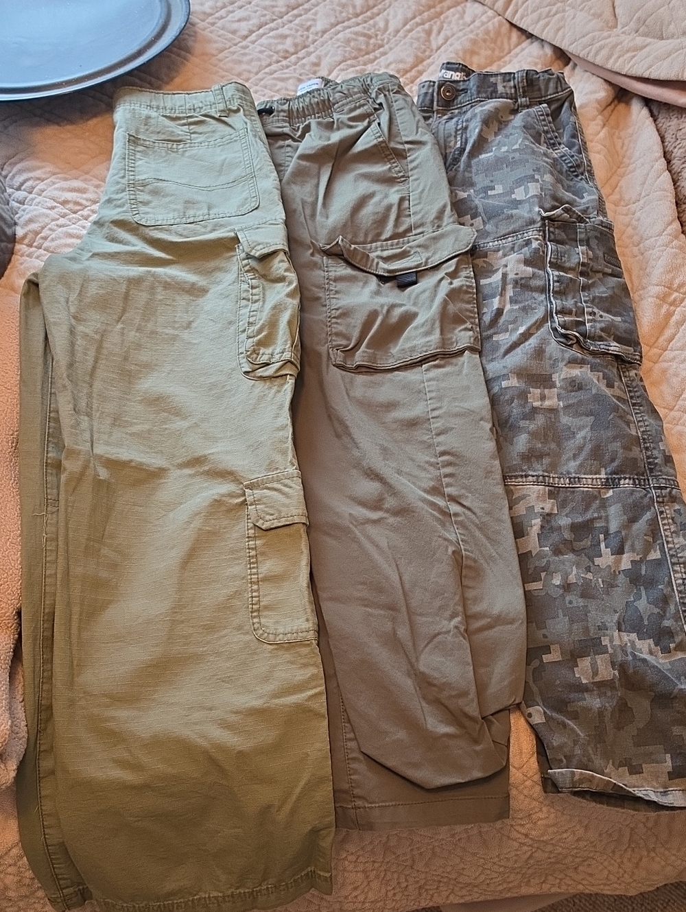 Boy's Cargo Pant Bundle Of 3 Pairs - Casual Utility Style